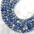 8mm Blue Spot Jasper Bead Strand L8