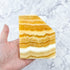 4.5 Inch Orange Calcite Slab C46