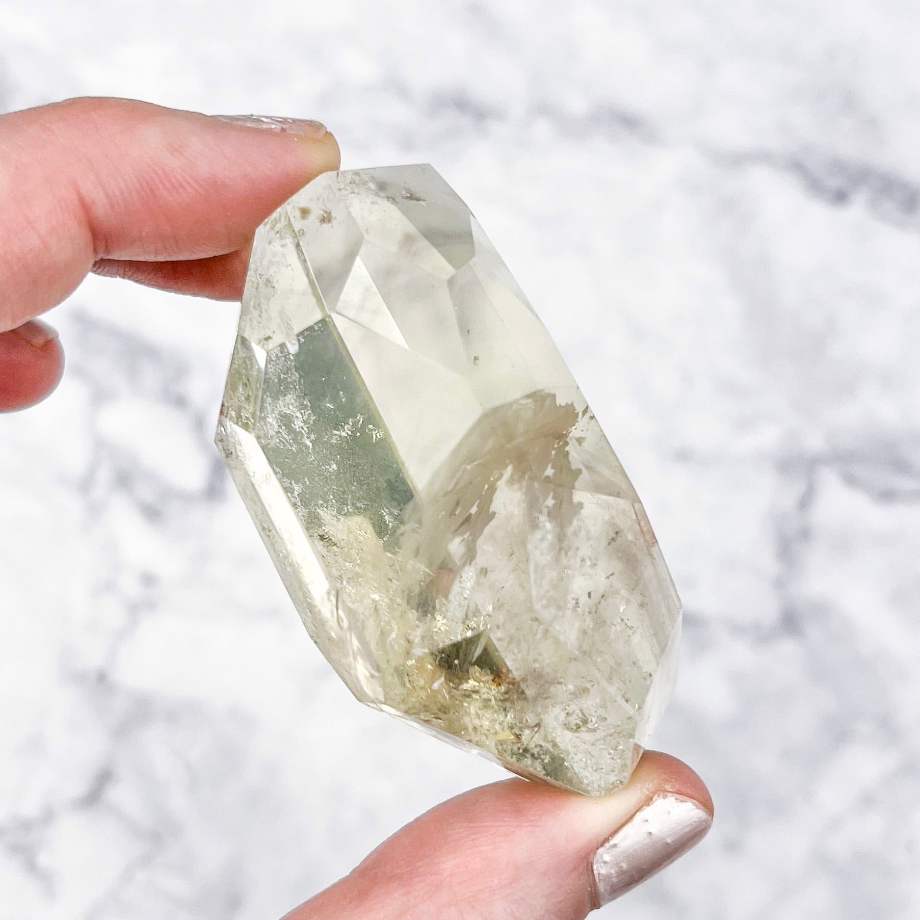 2 Inch Citrine Faceted Freeform A50