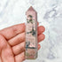 3.5 Inch Rhodonite Tower X19