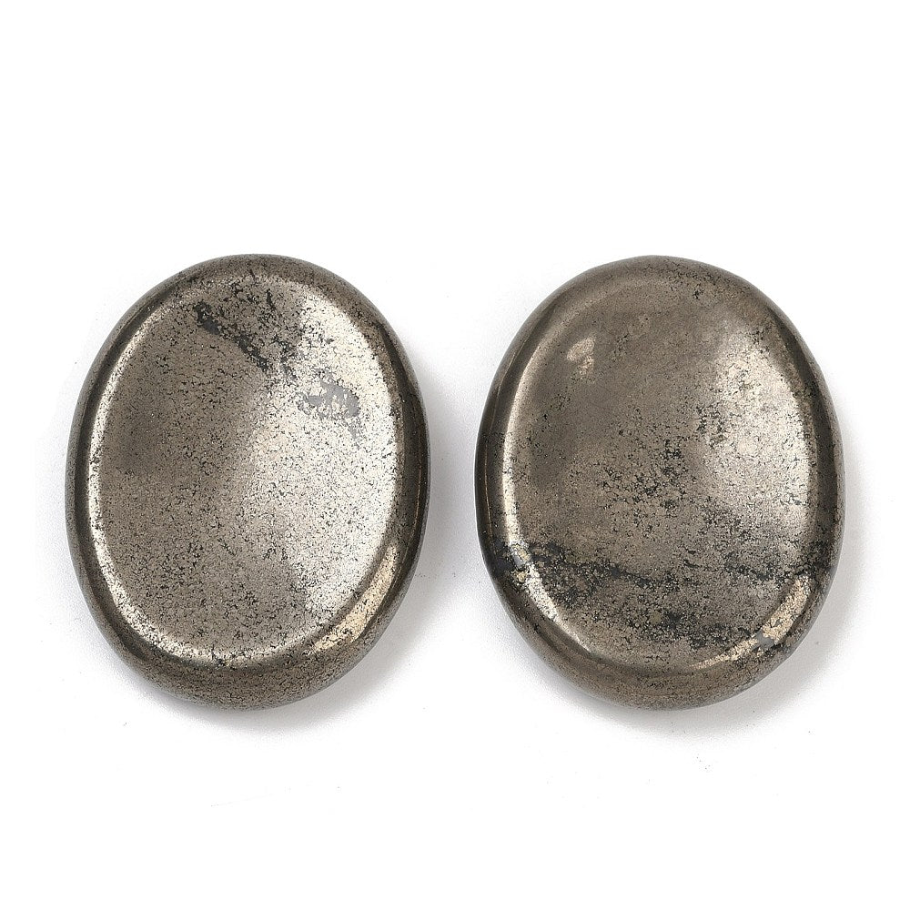 1.75 Inch Pyrite Worry Stone P12