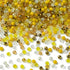 4x3mm Faceted Golden Meadow Glass Rondelle Bead Pack (~250 Beads) Z6