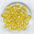 6x8mm Faceted Yellow Crystal Egg Bead Half Strand A6