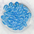 6x8mm Faceted Blue Crystal Egg Bead Half Strand F6