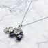 26x36mm Intricate Amethyst Elephant Pendant A12