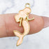 29mm Peach Simple Mermaid Charm L2