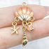 35mm Bronze Shells Dangling Charm K35