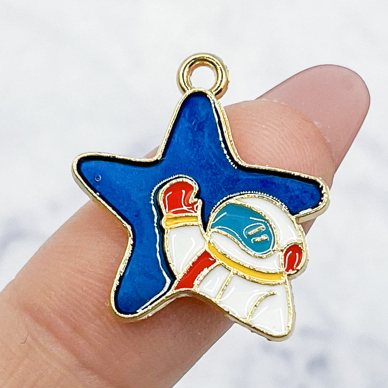 20mm Astronaut with Blue Star Charm G2