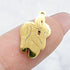 17mm Gold Stainless Steel Mom Lifting Baby Charm M2