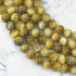 8mm Golden Tiger's Eye Bead Strand C22