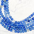 6mm Blueberry Quartz Glass Bead Strand J10