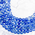 8mm Blueberry Quartz Glass Bead Strand K12