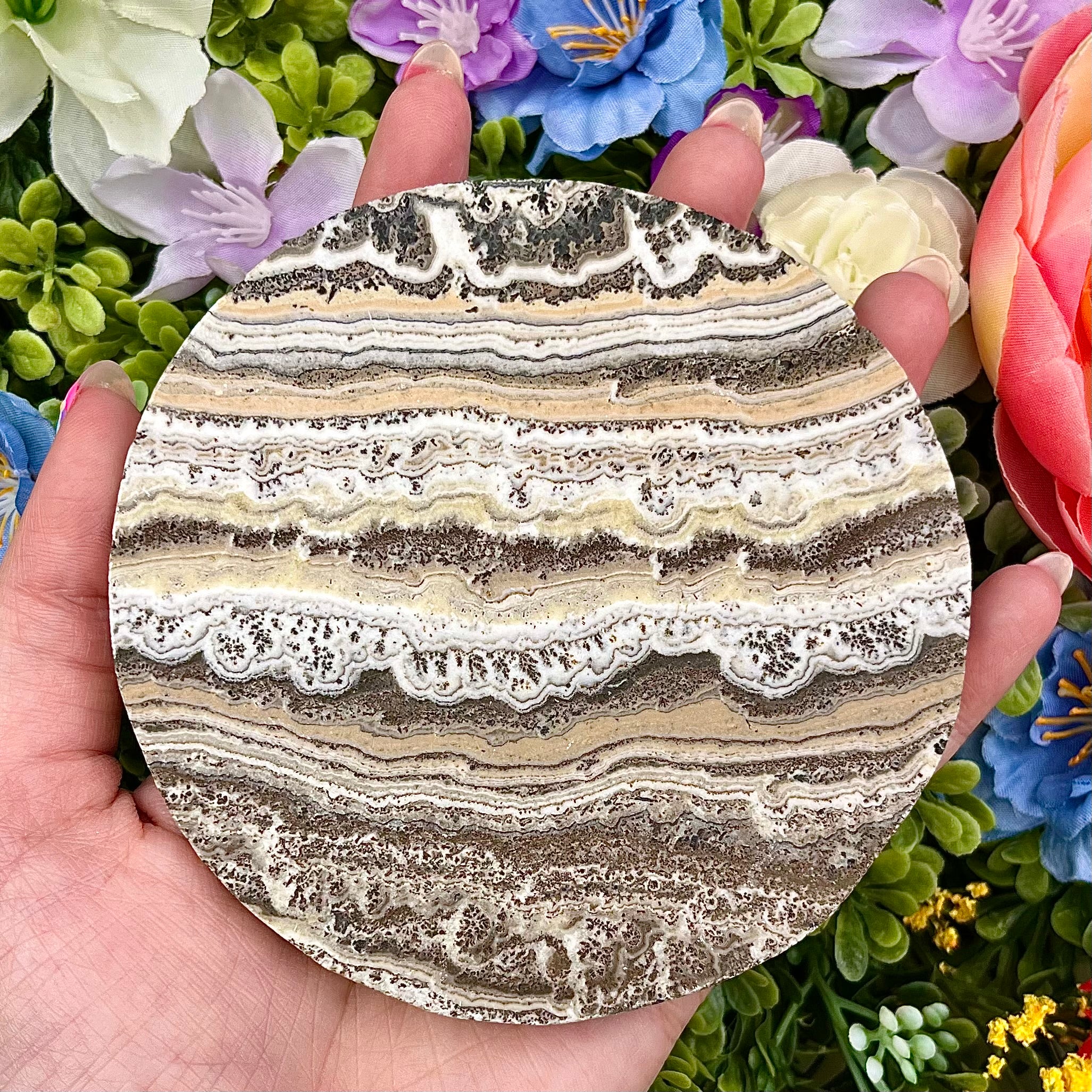 4 Inch Dendritic Calcite Plate L41