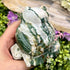 3.5 Inch Moss Agate Owl E167