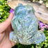 3.5 Inch Moss Agate Owl G195