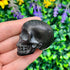 1.5 Inch Black Obsidian Skull Z26
