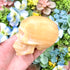 3.25 Inch Orange Calcite Skull E190