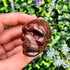 1.75 Inch Brecciated Red Jasper Skull M32
