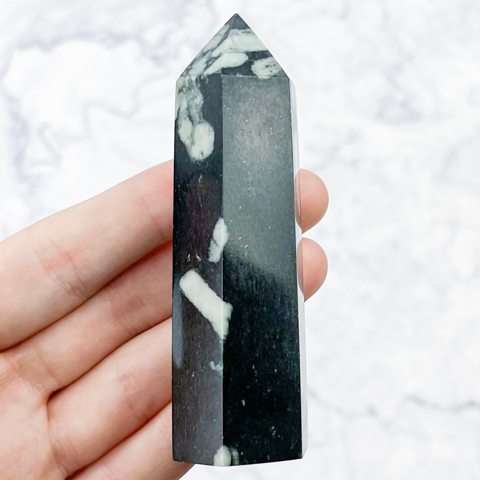 3.5 Inch Peony Jasper Tower Y17