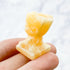 1.25 Inch Yellow Calcite Groot Carving T18