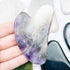3 Inch Amethyst Heart Gua Sha A16
