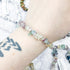 7-Inch Rainbow Fluorite Chip Bracelet H7
