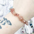 7-Inch Strawberry Quartz Chip Bracelet Z7