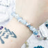 7-Inch Aquamarine Chip Bracelet B7