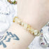 7-Inch Golden Rutilated Quartz Chip Bracelet K7