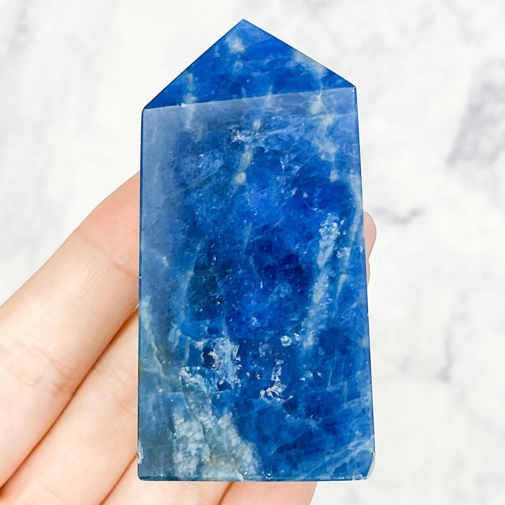 Blue Apatite 4 Sided Tower $32