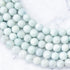 6mm Faceted HQ Amazonite Bead Half Strand P18