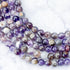 6mm Phantom Amethyst Bead Half Strand F12