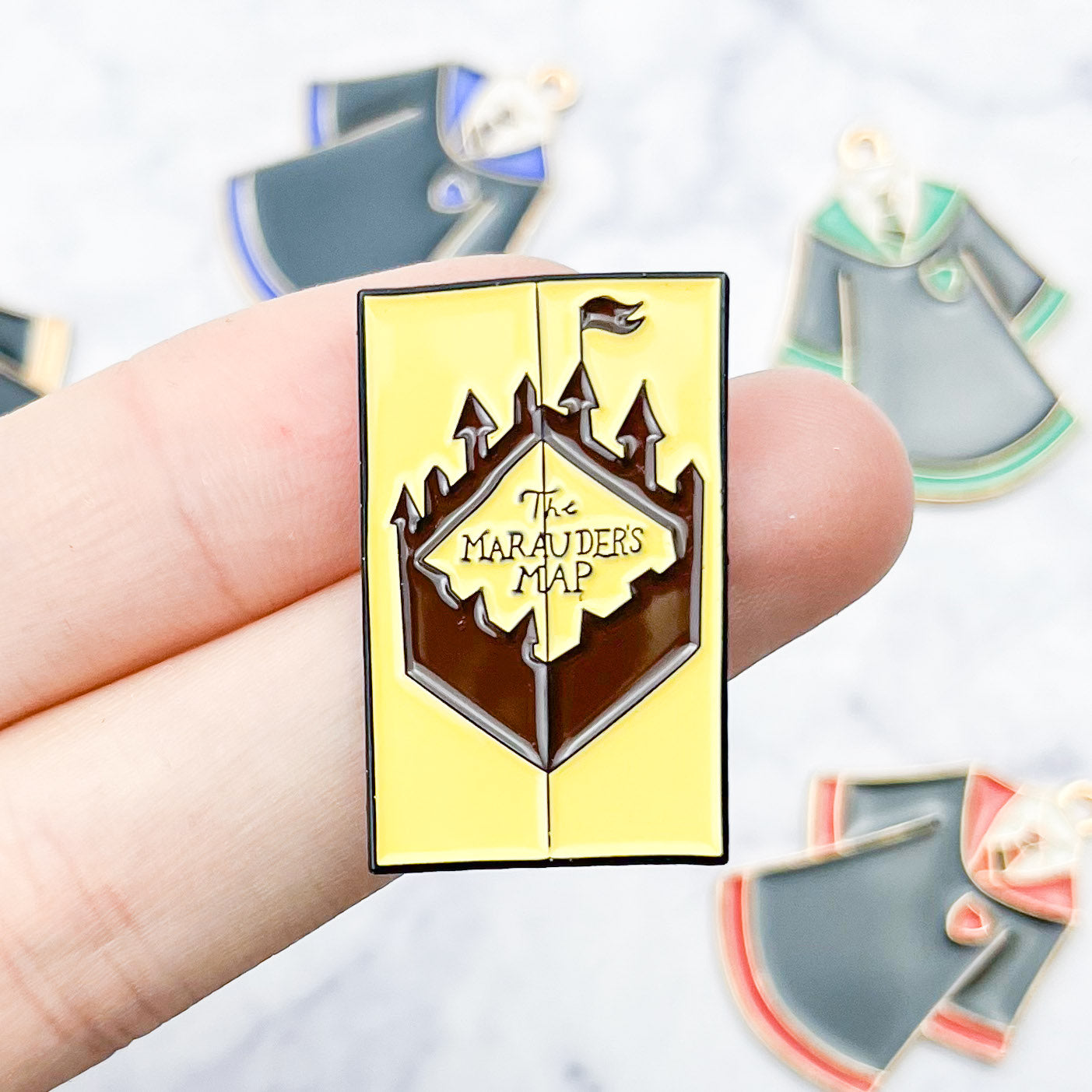 30mm The Marauder's Map Harry Potter Enamel Pin E6