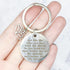 30mm Silver Engraved Lotus Uplifting Keychain R7