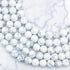 8mm Howlite Bead Strand C10