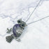 45x33mm Amethyst Owl Pendant Y10