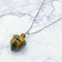 29mm Tiger's Eye Acorn Pendant J8