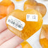 Yellow Fluorite/Mica Heart $12