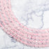 4mm HQ Faceted Rose Quartz Bead Strand A14