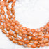 7mm Red Agate Nugget Bead Half Strand Q8