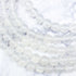 8mm White Agate Bead Strand N12
