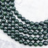 8mm Green Goldstone Bead Strand T14