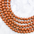 6mm Red Jasper Bead Strand Q9