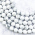 10mm Howlite Bead Strand Y14