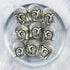 .50 Inch Buddha Head Spacer Bead Pack