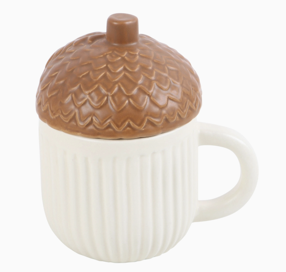 Acorn with Lid Boxed Coffee Mug