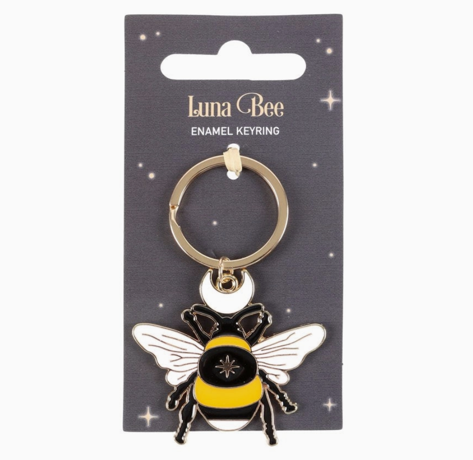 Bumble Bee Keychain on Hangtag