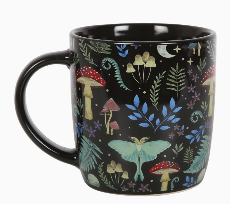 Mushroom Dark Forest Boxed Coffee Mug