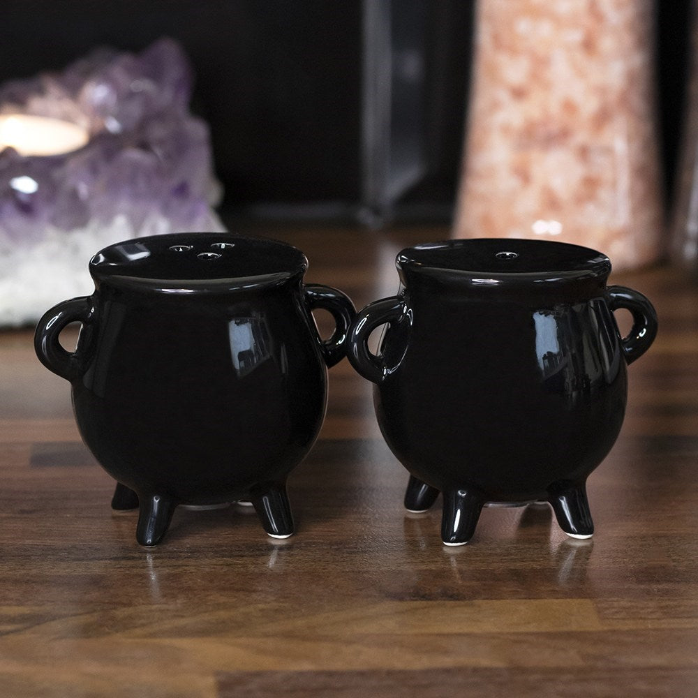 Cauldron Salt and Pepper Shakers