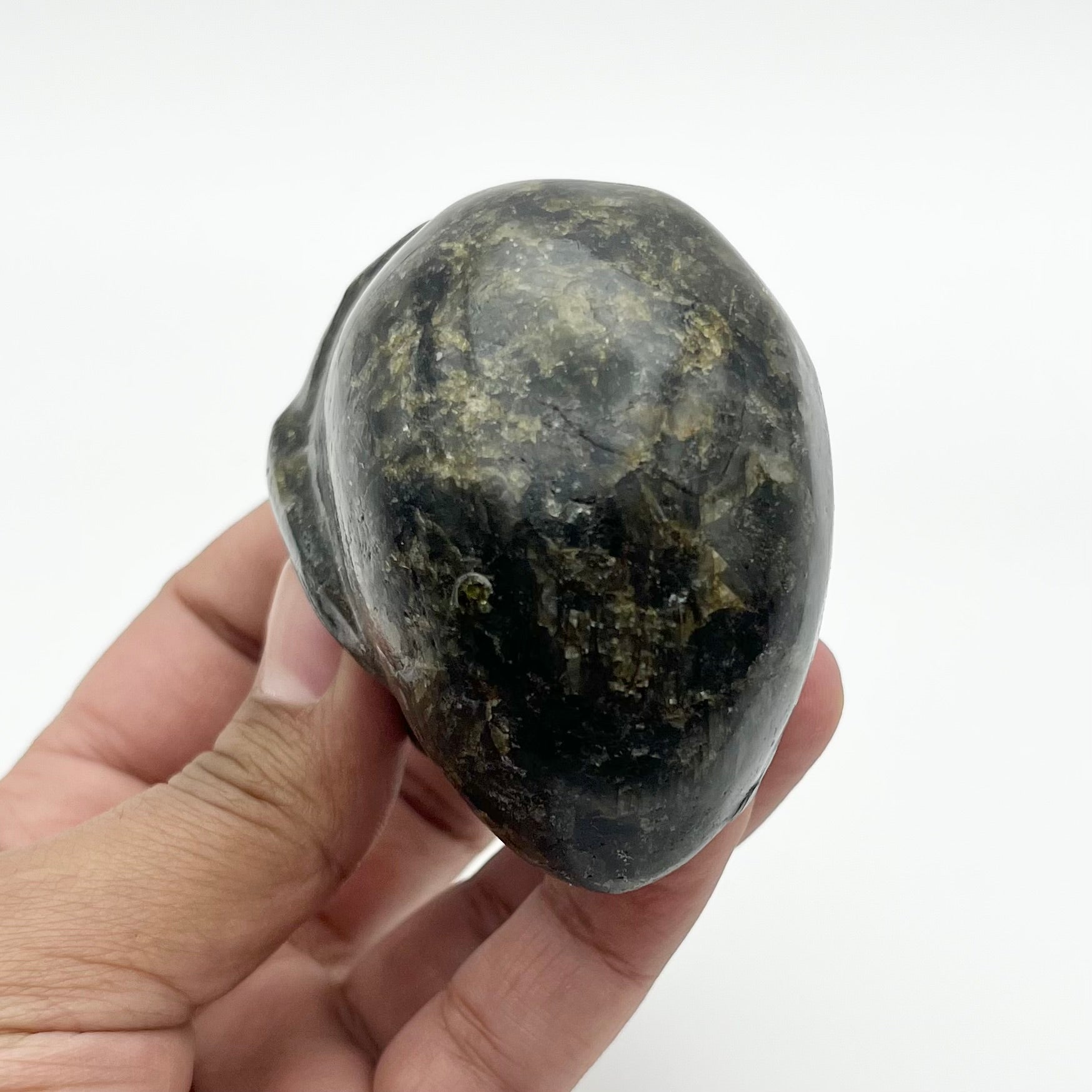 2.25 Inch Black Granite Skull L32